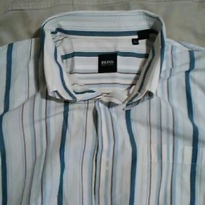 Boss mens button up long sleeve